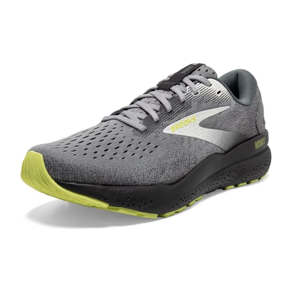 Brooks Men's Ghost 16 Black Primer/Grey/Lime 110418-1D-040